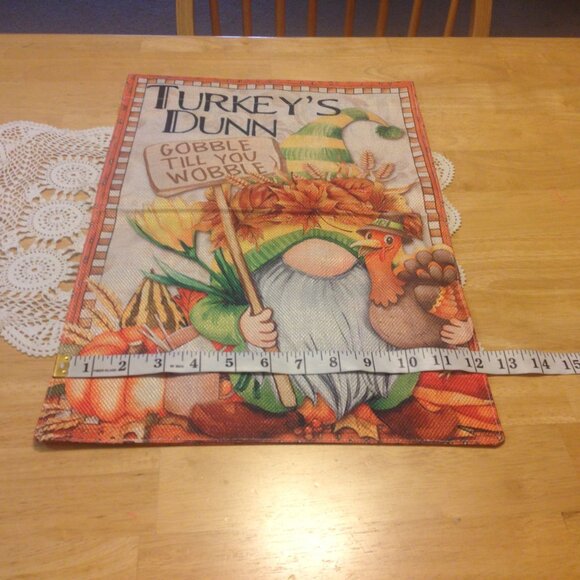 Holiday Home Decor Thanksgiving garden flag, nwot - Picture 3 of 3